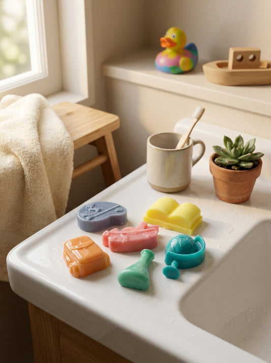 School Days Mini Soap Set – Handmade for Kids