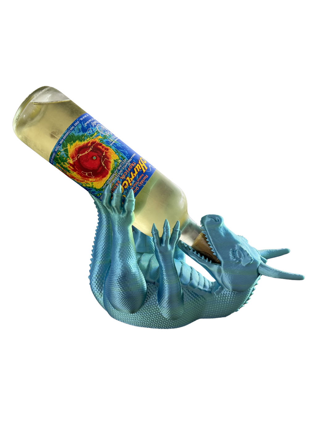 The Thirsty Dragon — 3D Printed Dragon Wine Bottle Holder