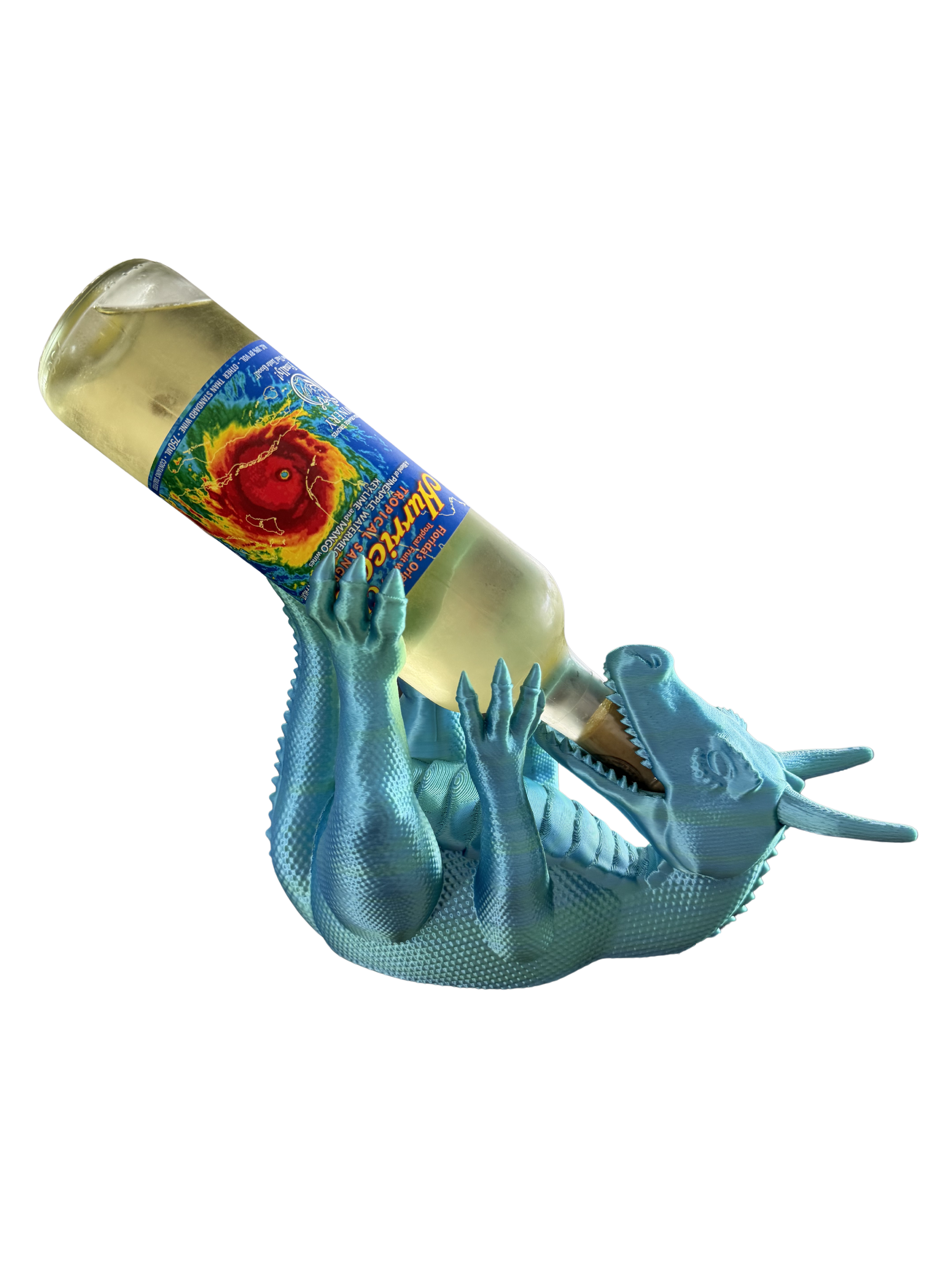 The Thirsty Dragon — 3D Printed Dragon Wine Bottle Holder