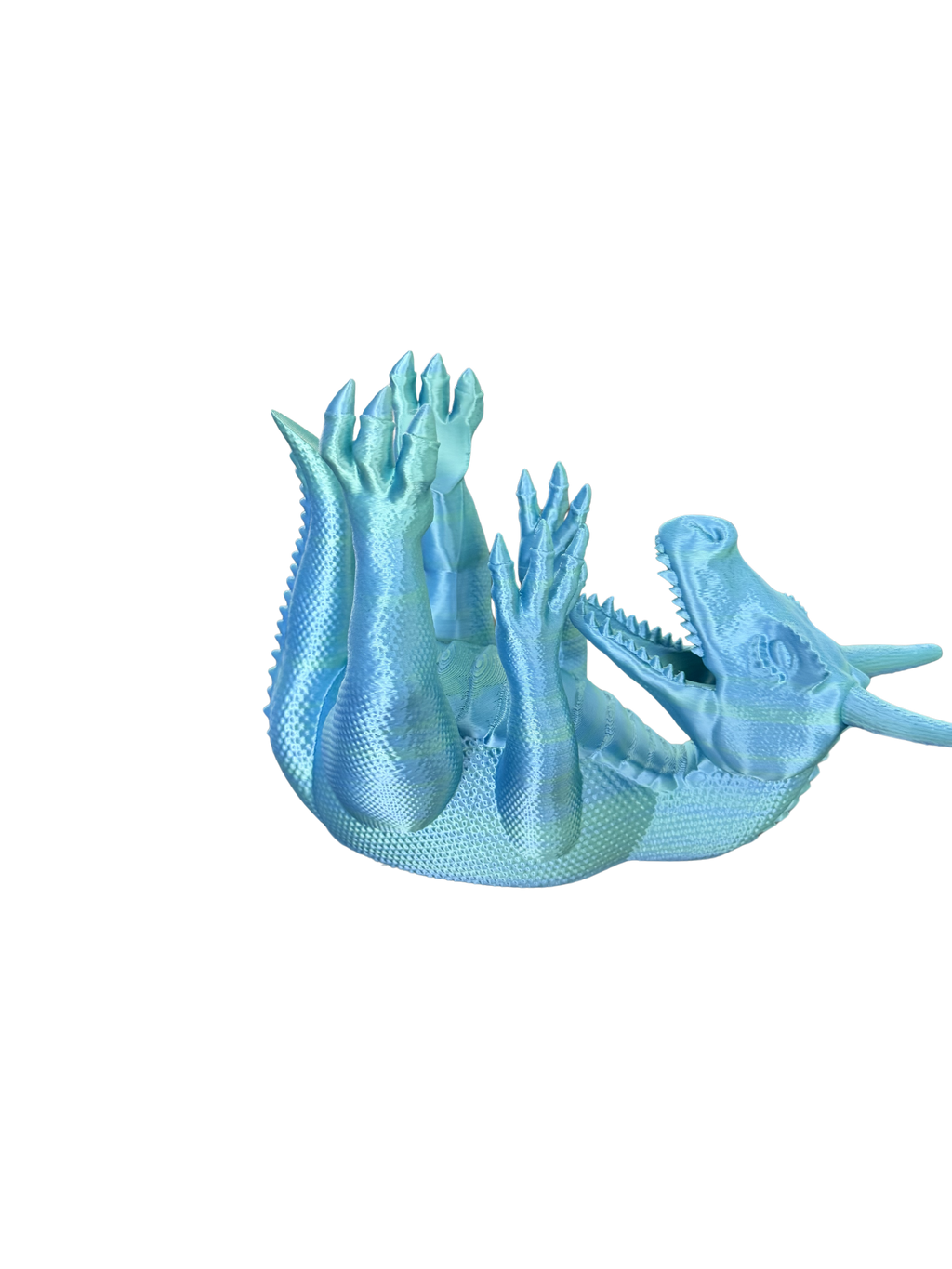The Thirsty Dragon — 3D Printed Dragon Wine Bottle Holder