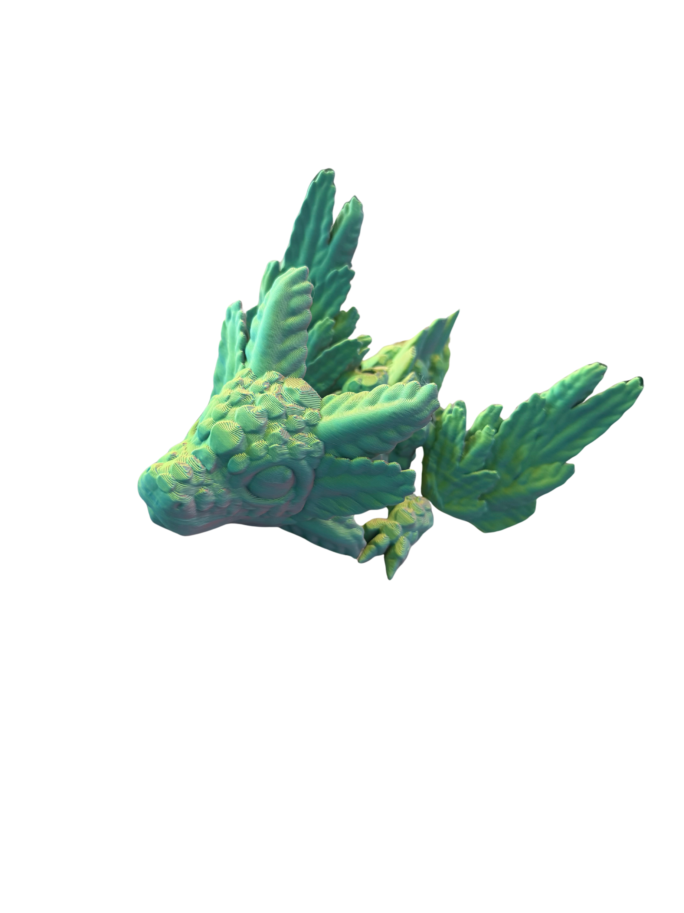 3D Printed Axolotl with Wings | Handcrafted Novelty Figure | Chilvera 3D