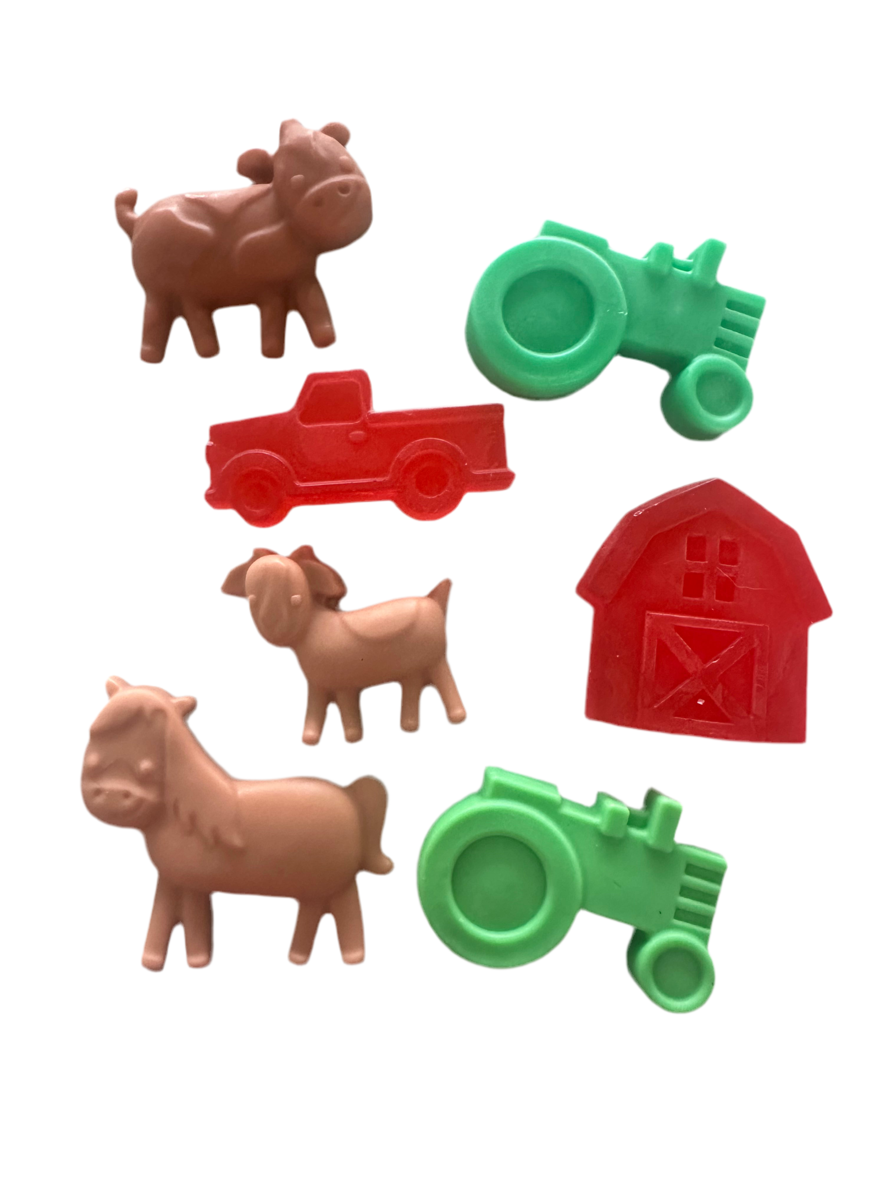 Kids Farm Soap Set | Pack of 5 | Handcrafted Novelty Bar Soap | Fun Gift for Kids