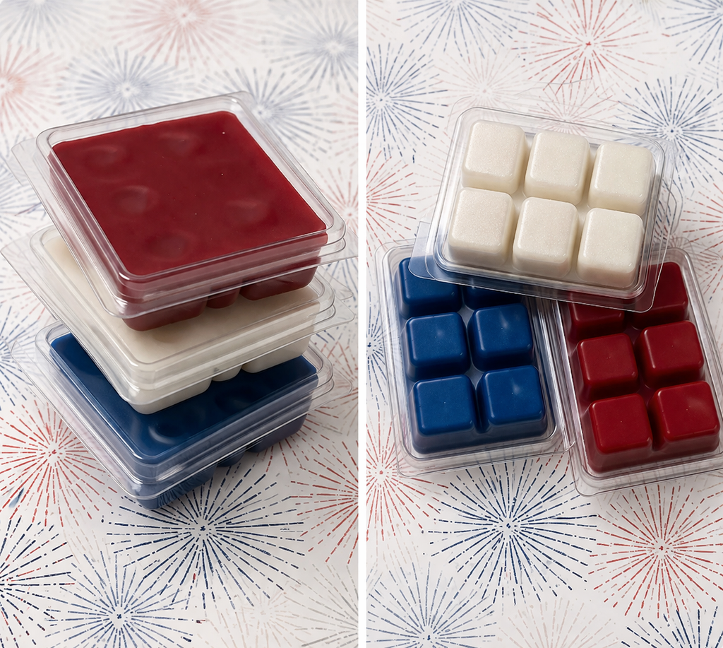 Red, White & Blue Patriotic Wax Melts – Chilvera