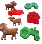 Kids Farm Soap Set | Pack of 5 | Handcrafted Novelty Bar Soap | Fun Gift for Kids