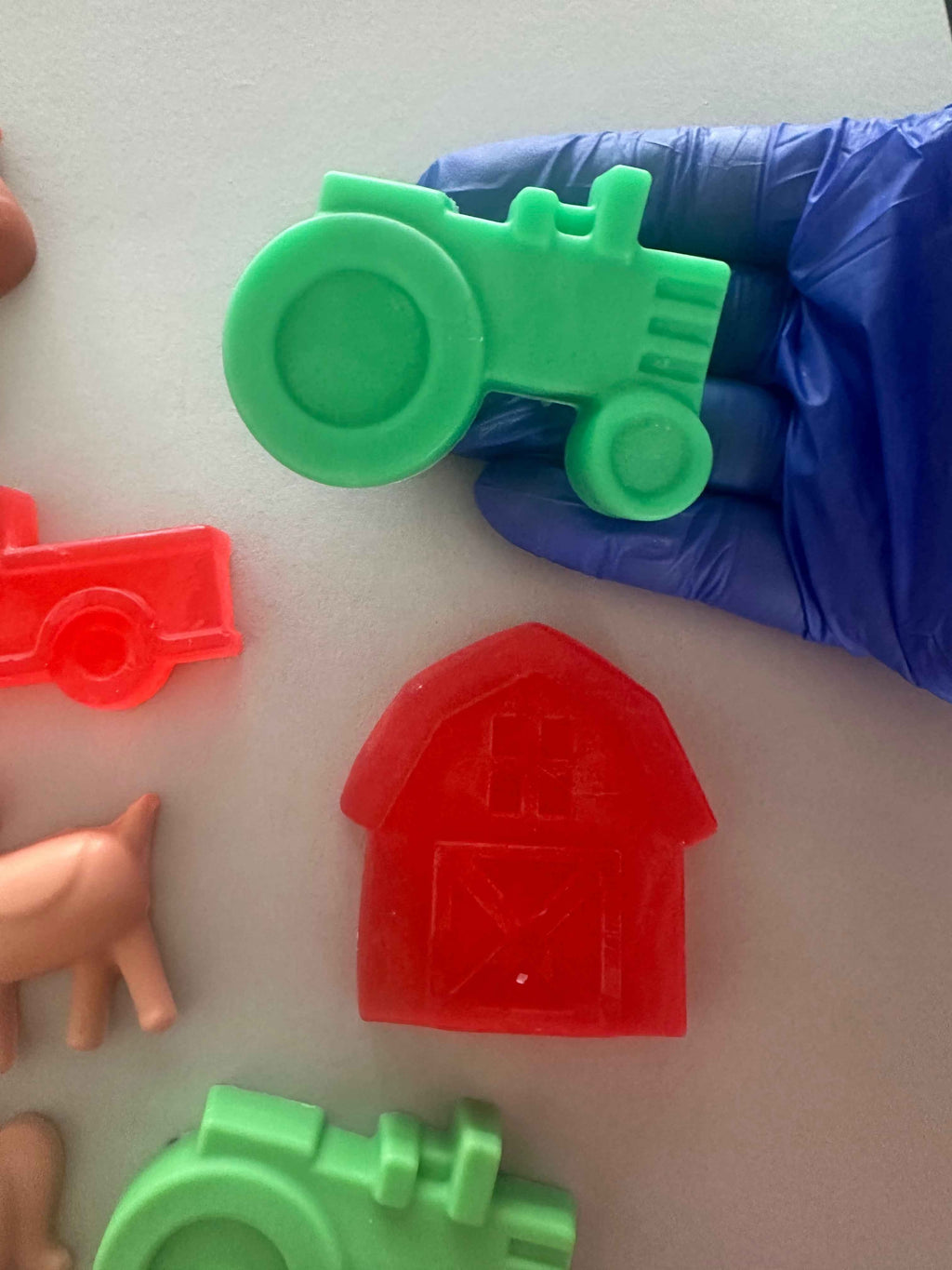 Kids Farm Soap Set | Pack of 5 | Handcrafted Novelty Bar Soap | Fun Gift for Kids