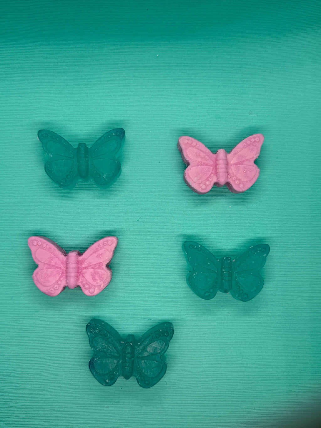 Butterfly Shaped Soap Set | Pack of 5 | Handcrafted Novelty Bar Soap | Gift Ready