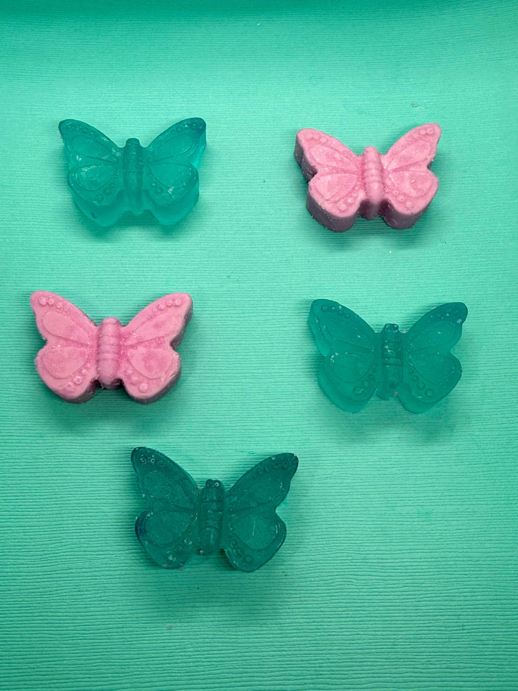 Butterfly Shaped Soap Set | Pack of 5 | Handcrafted Novelty Bar Soap | Gift Ready