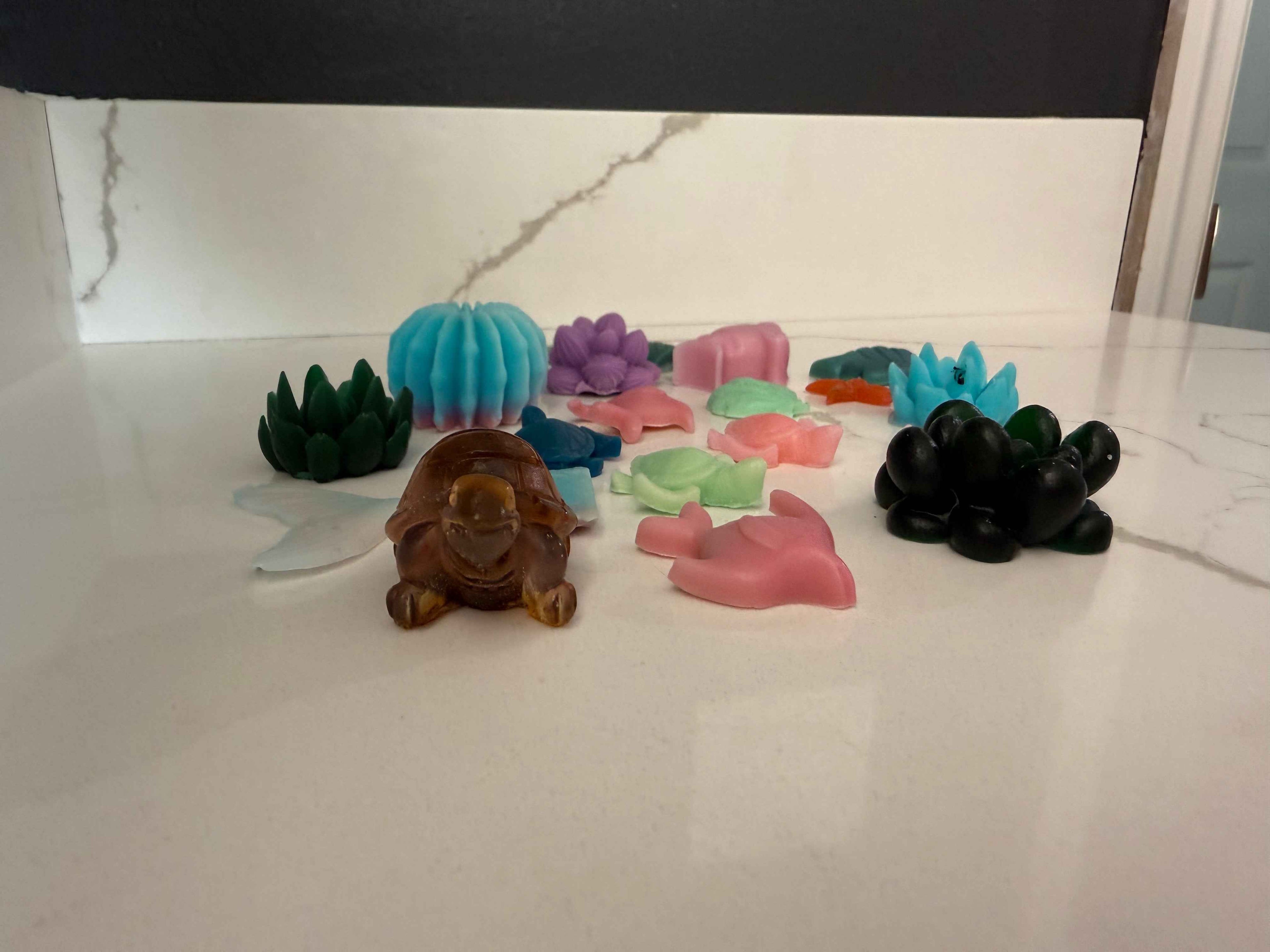 Ocean Themed Mini Soap Set | Pack of 5 | Handcrafted Novelty Bar Soap | Gift Ready