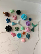 Ocean Themed Mini Soap Set | Pack of 5 | Handcrafted Novelty Bar Soap | Gift Ready