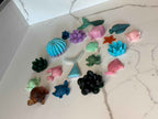 Ocean Themed Mini Soap Set | Pack of 5 | Handcrafted Novelty Bar Soap | Gift Ready