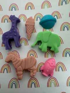 Kids Novelty Soap Set | Handcrafted Fun Shaped Bar Soap | 3 Sizes Available