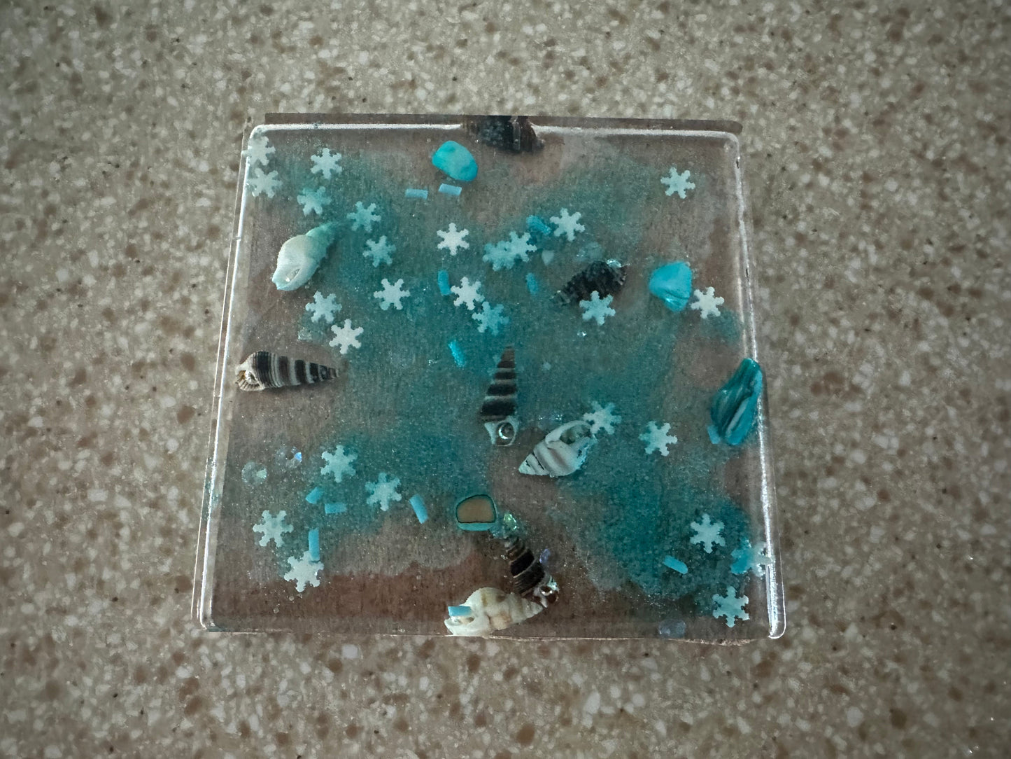 Pack of 4 Ocean themed coasters