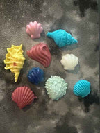 Mini Shell Soap Set | Pack of 5 | Handcrafted Decorative Bar Soap | Gift Ready