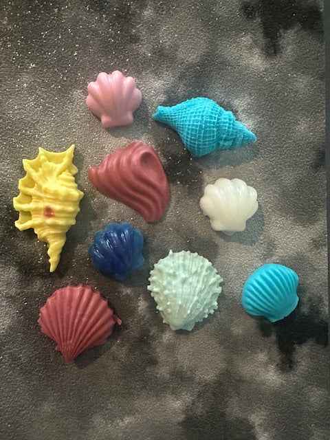 Mini Shell Soap Set | Pack of 5 | Handcrafted Decorative Bar Soap | Gift Ready