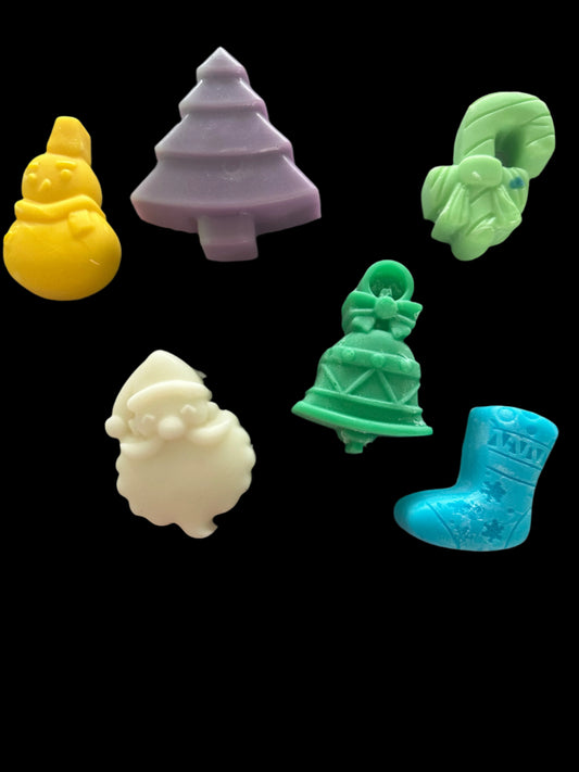 🎄 Holiday Cheer Mini Soap Collection 🎁 Multi Color