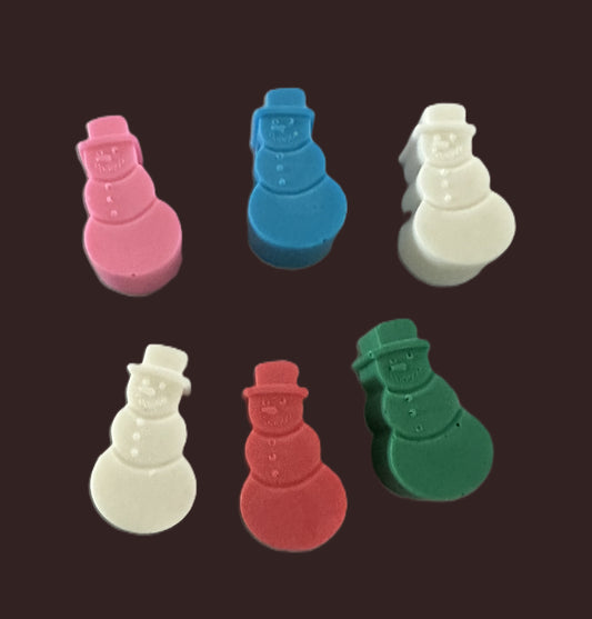 Set of Snowmen Mini Soap Set (6, Multi)