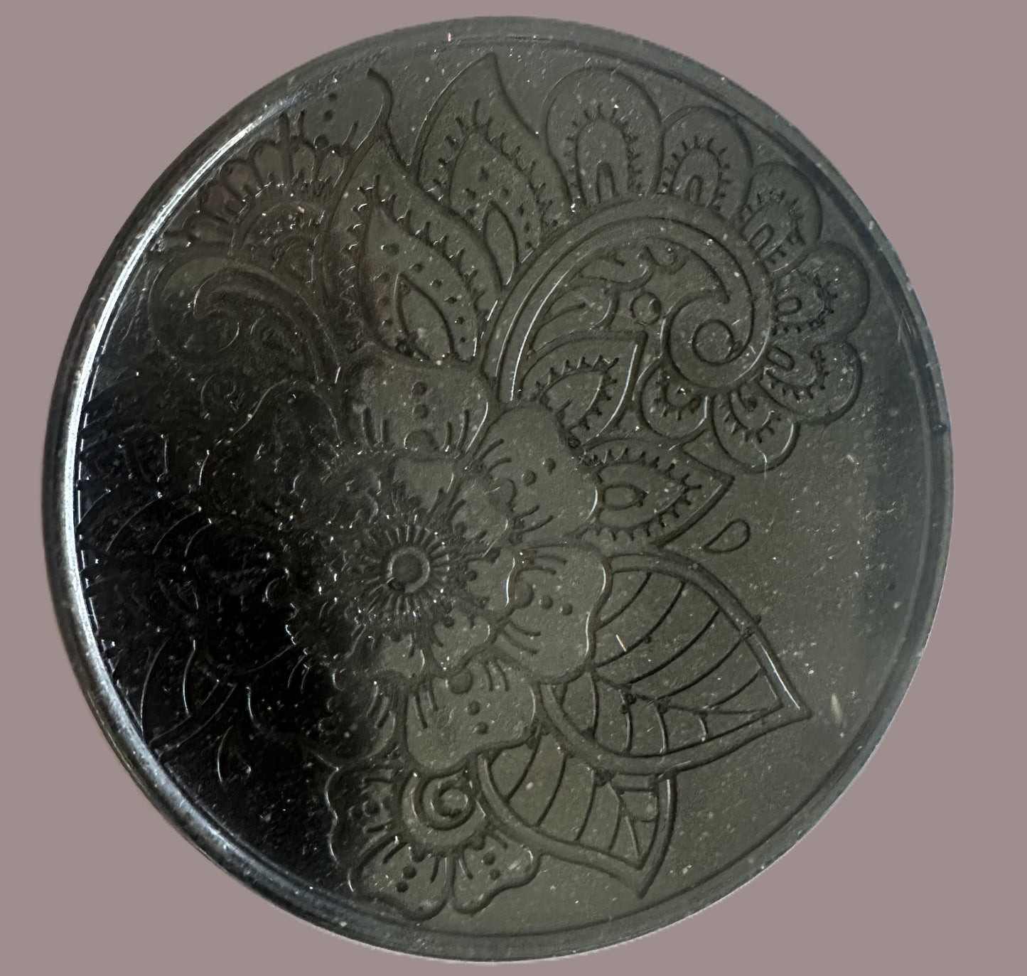 Set of 2 Decorative Floral Coasters