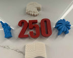 Patriotic Mini Soap Set | America's 250th Birthday | Pack of 7 | Handcrafted Bar Soap