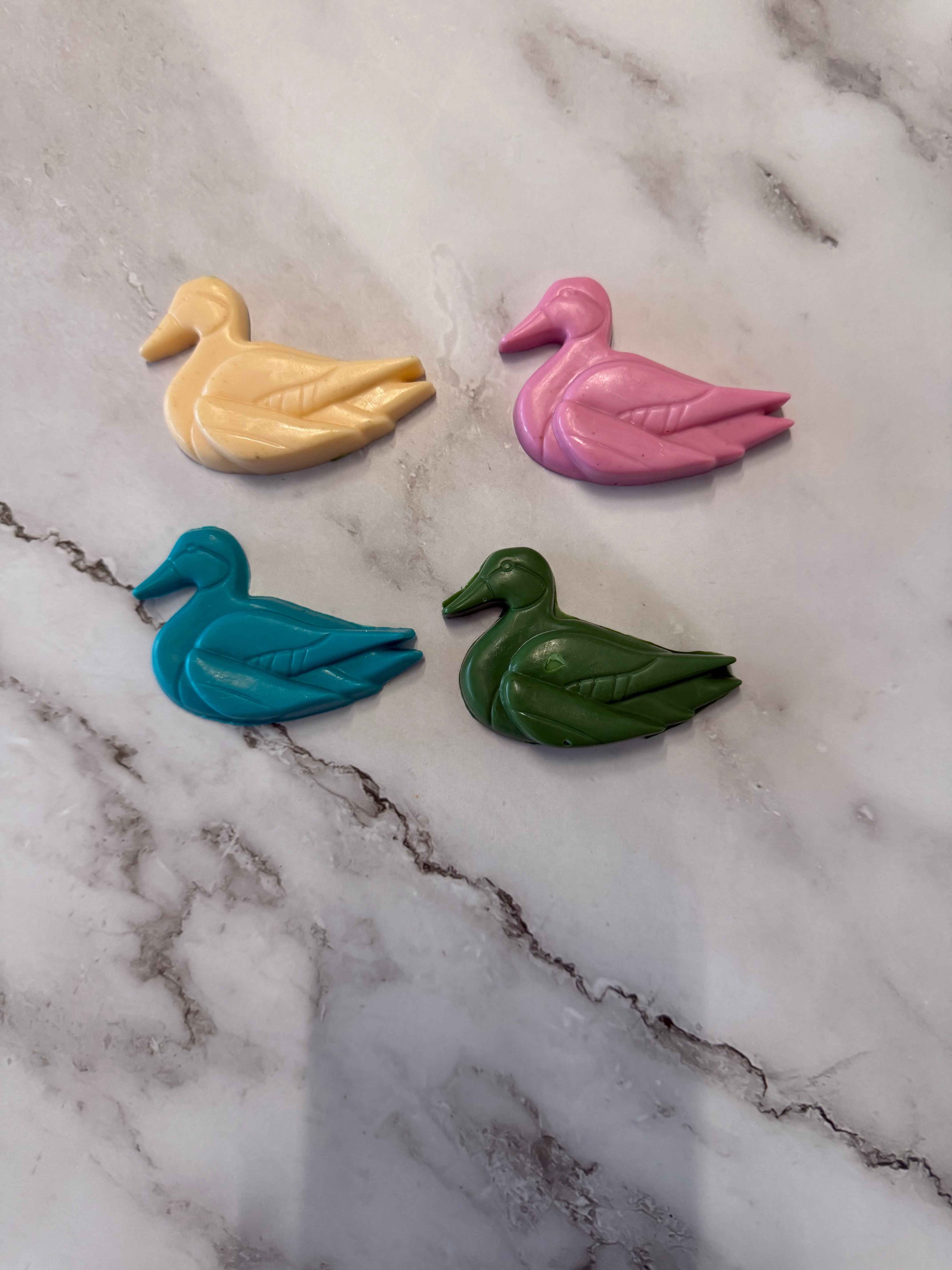 Duck Soap 4-Pack — Handmade Novelty Soaps, Fun Gift Set