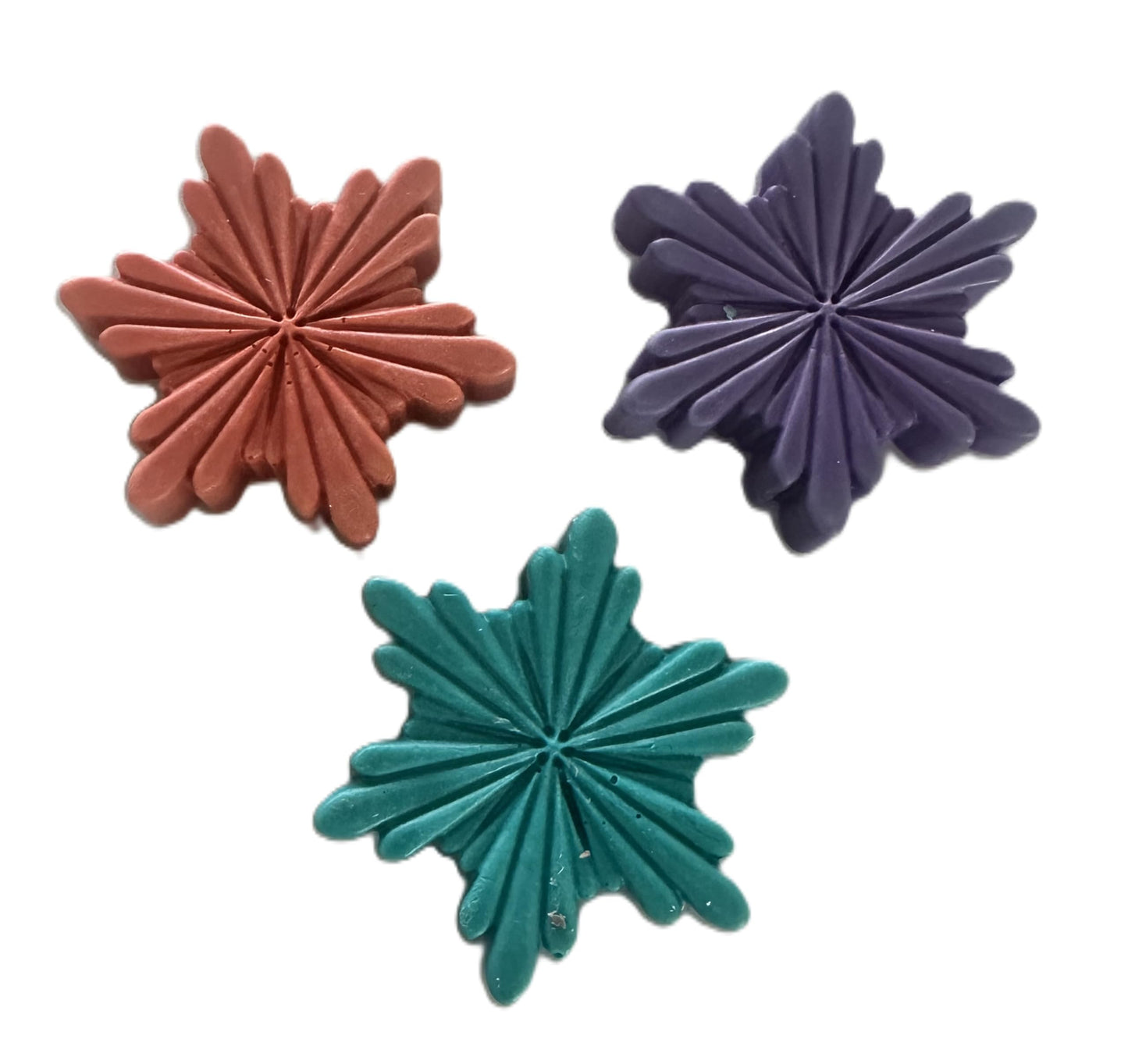 Holiday Snowflake Soaps Gift Set, Multicolor, 3 Pieces with Bag