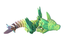 3D Printed Axolotl with Wings | Handcrafted Novelty Figure | Chilvera 3D
