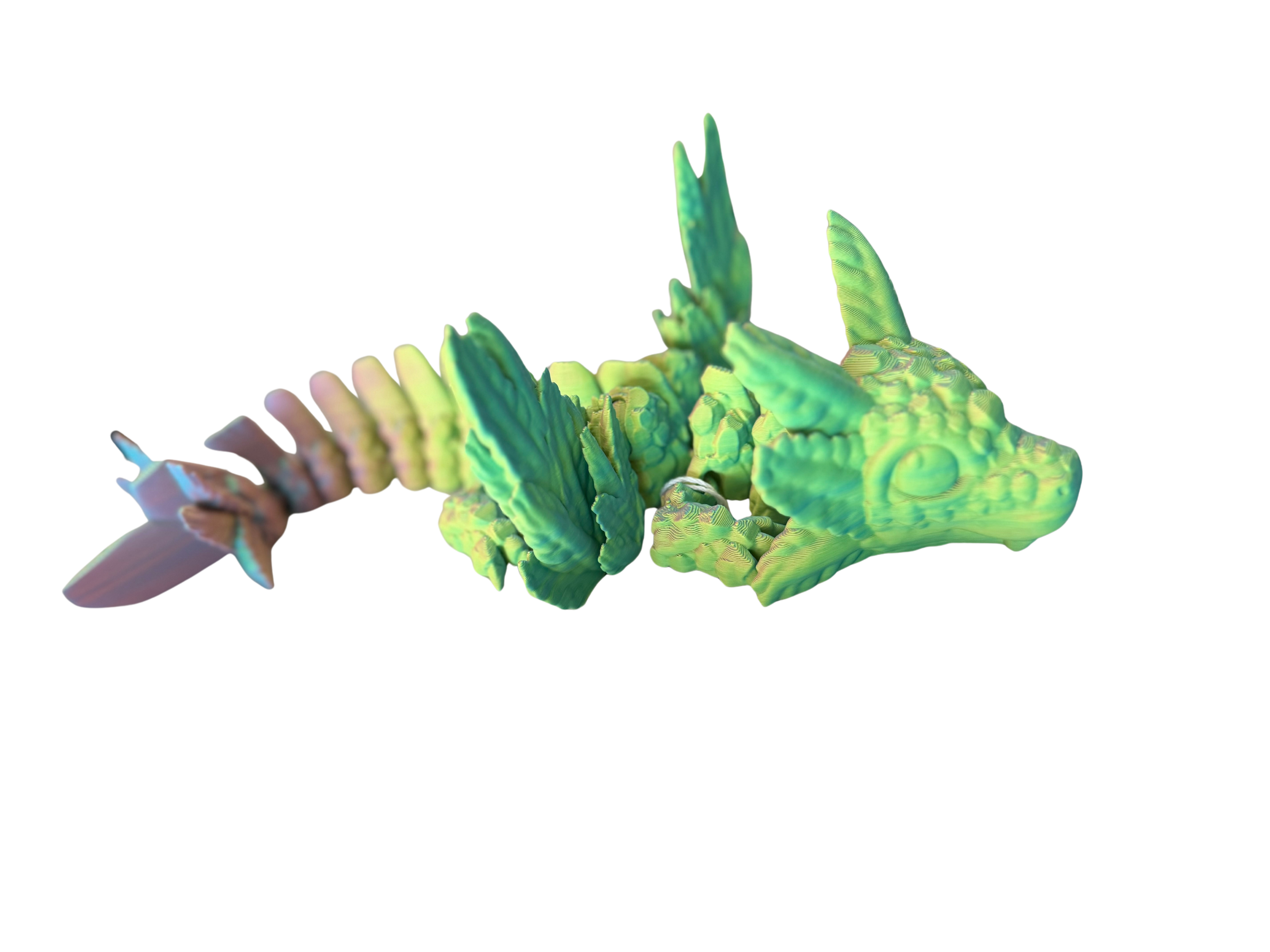 3D Printed Axolotl with Wings | Handcrafted Novelty Figure | Chilvera 3D