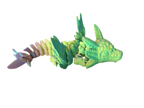 3D Printed Axolotl with Wings | Handcrafted Novelty Figure | Chilvera 3D