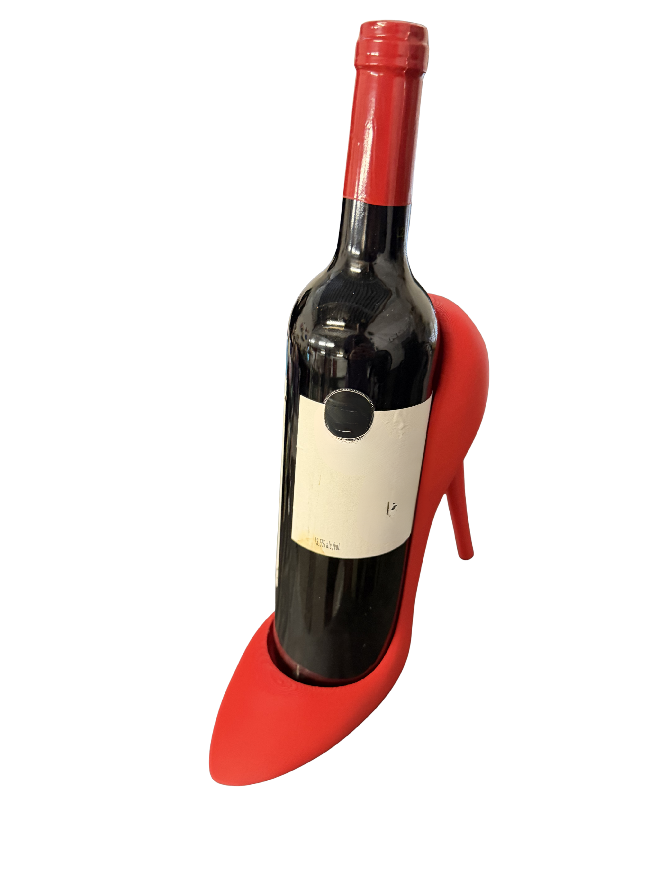The Stiletto Pour— 3D Printed High Heel Wine Bottle Holder