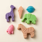 Handmade kids novelty soaps in fun shapes and three sizes