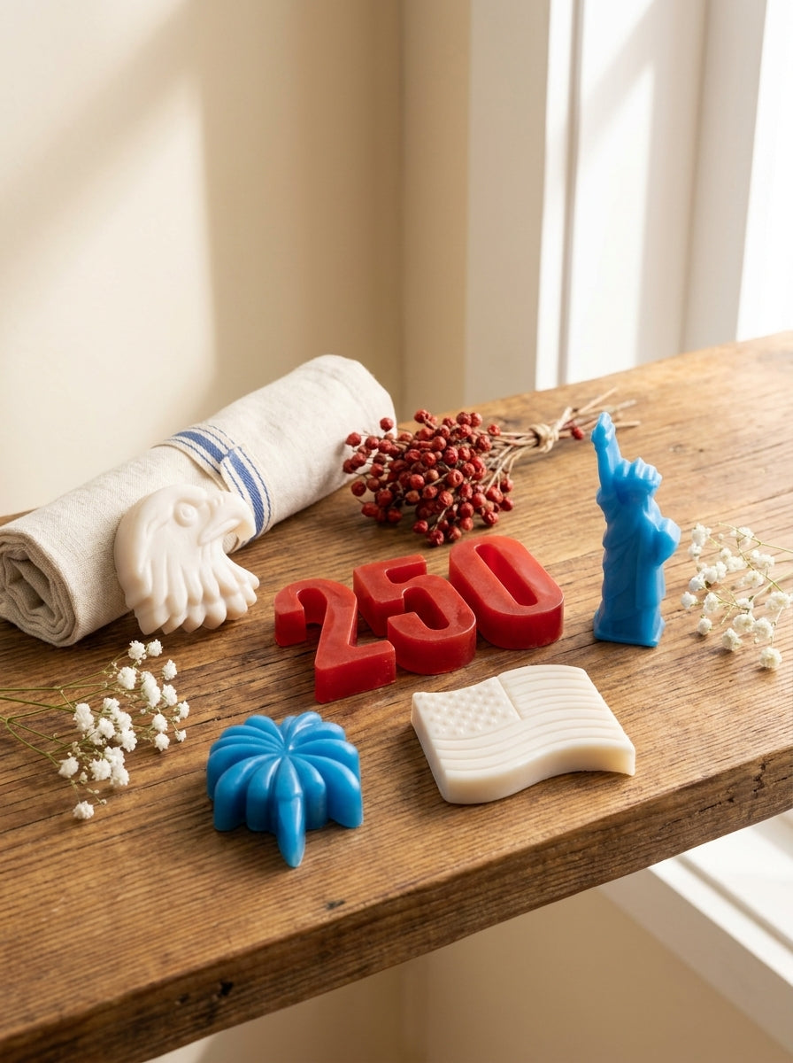 Patriotic Mini Soap Set of 7 – America's 250th