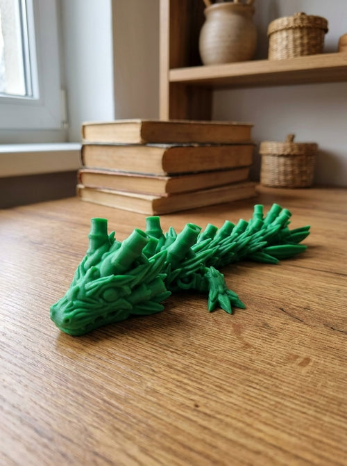 Articulated Bamboo Dragon – 3D Printed Flexi Desk Toy