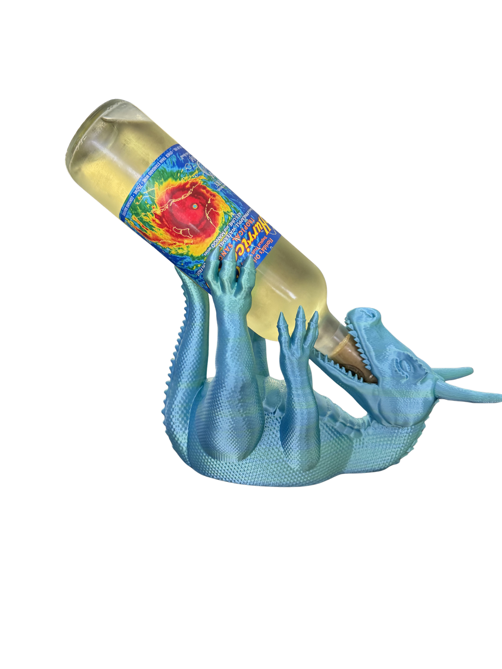 The Thirsty Dragon — 3D Printed Dragon Wine Bottle Holder
