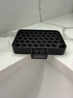 Honeycomb Soap Saver Tray with Drain Insert | Self-Draining Bar Soap Dish | 3D Printed | Bathroom & Kitchen