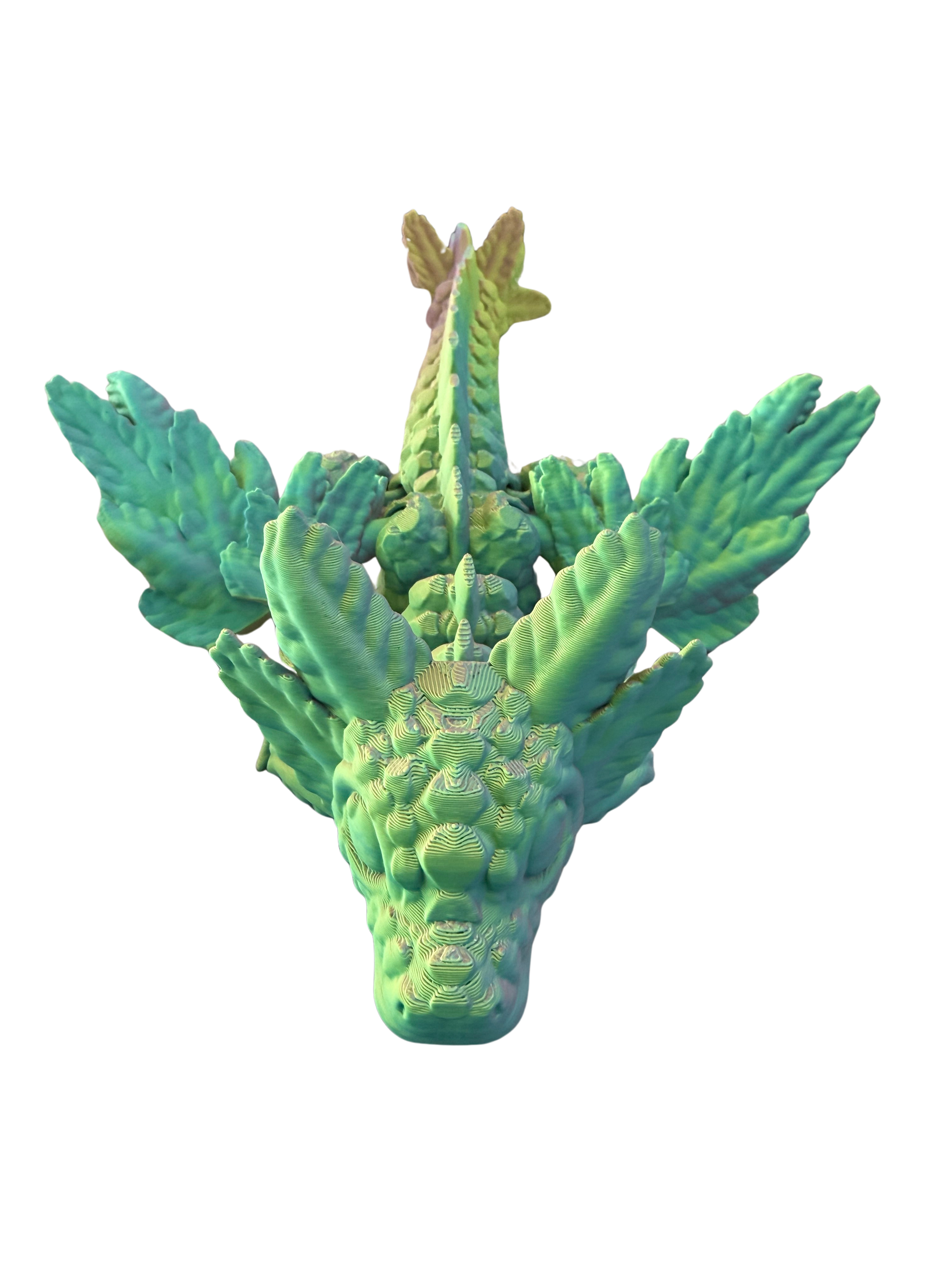 3D Printed Axolotl with Wings | Handcrafted Novelty Figure | Chilvera 3D