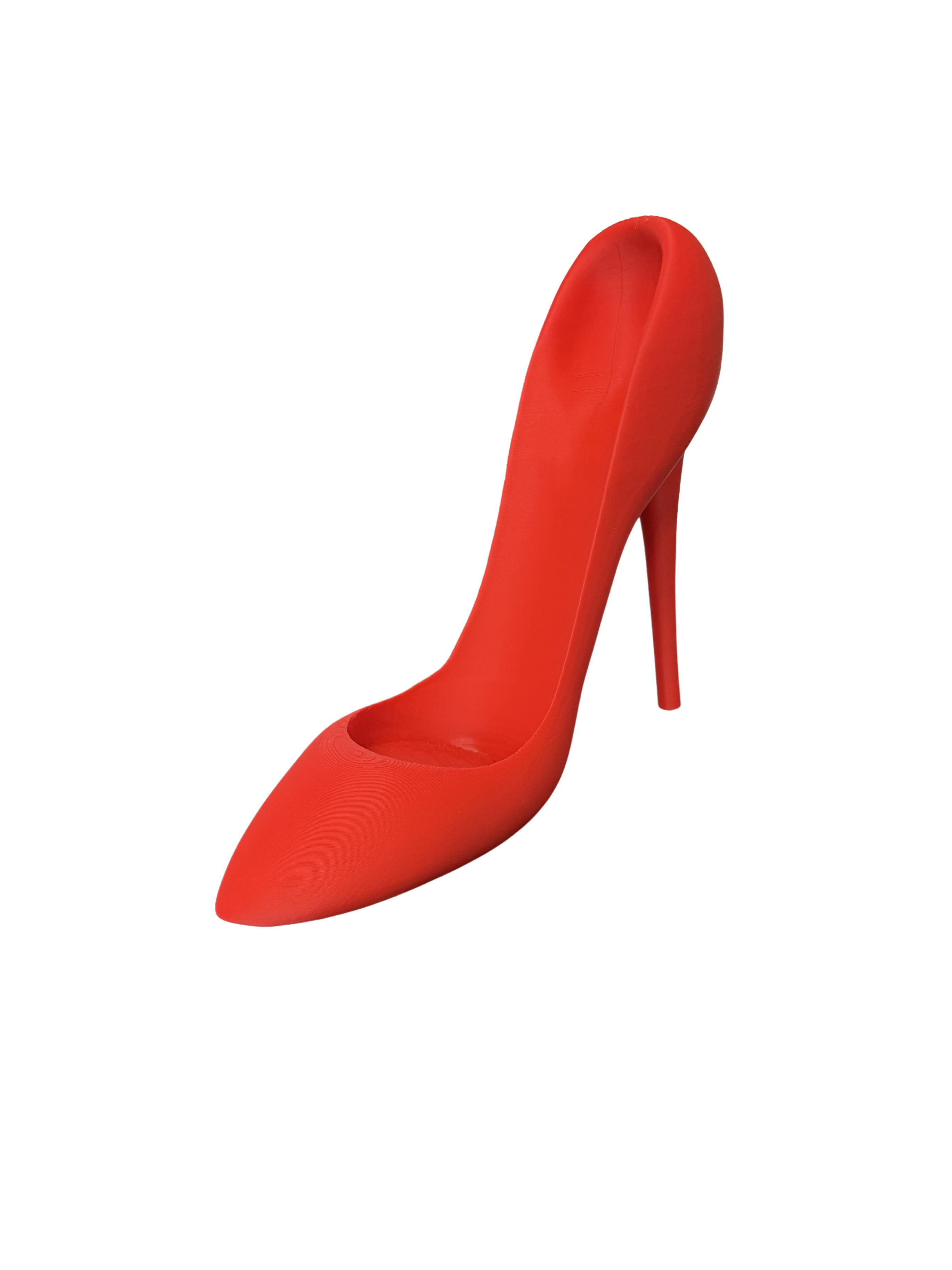 Red high-heeled wine holder