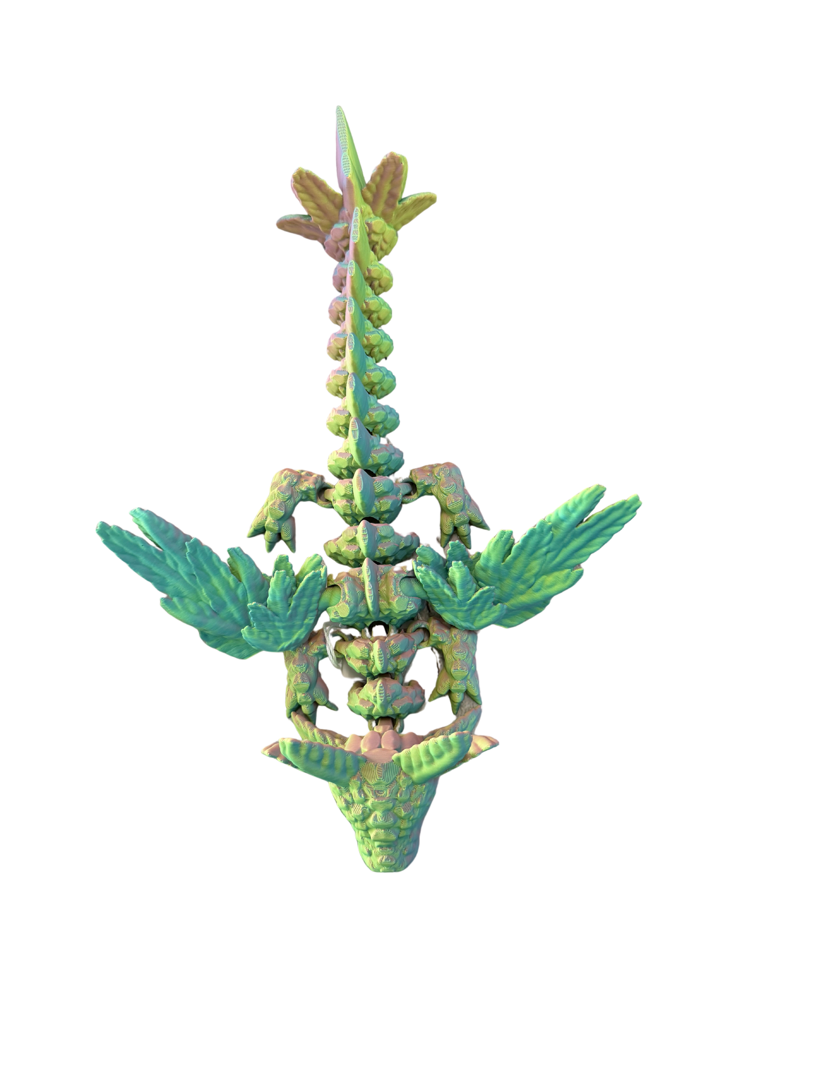 3D Printed Axolotl with Wings | Handcrafted Novelty Figure | Chilvera 3D