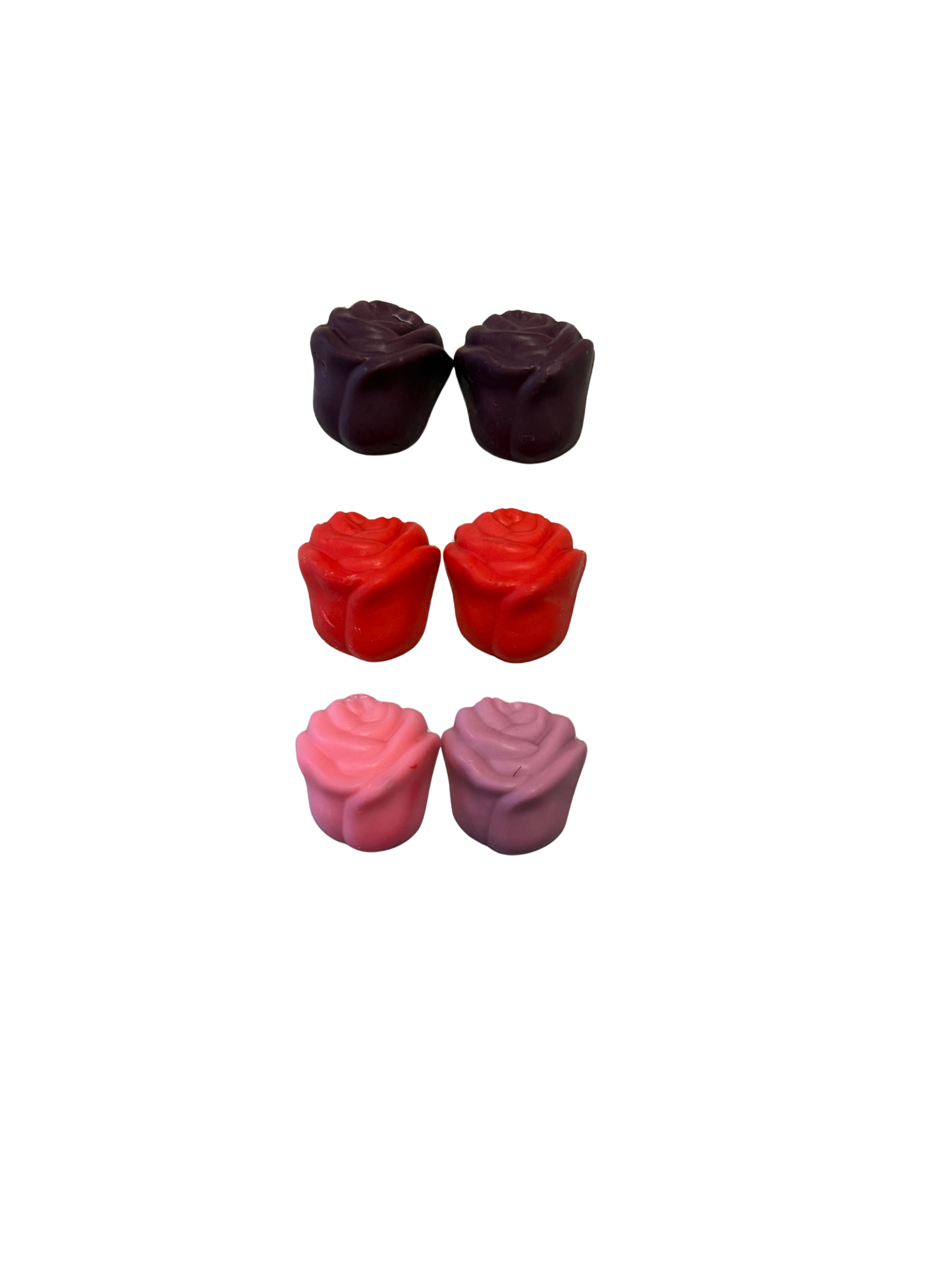 Mothers Day Soap Gift Set, Handmade Rose Soap, Gift for Mom, 6 Piece Set, I Love You Mom, Stamped Soap, Veteran Owned Small Business