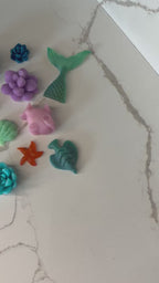 Ocean Themed Mini Soap Set | Pack of 5 | Handcrafted Novelty Bar Soap | Gift Ready