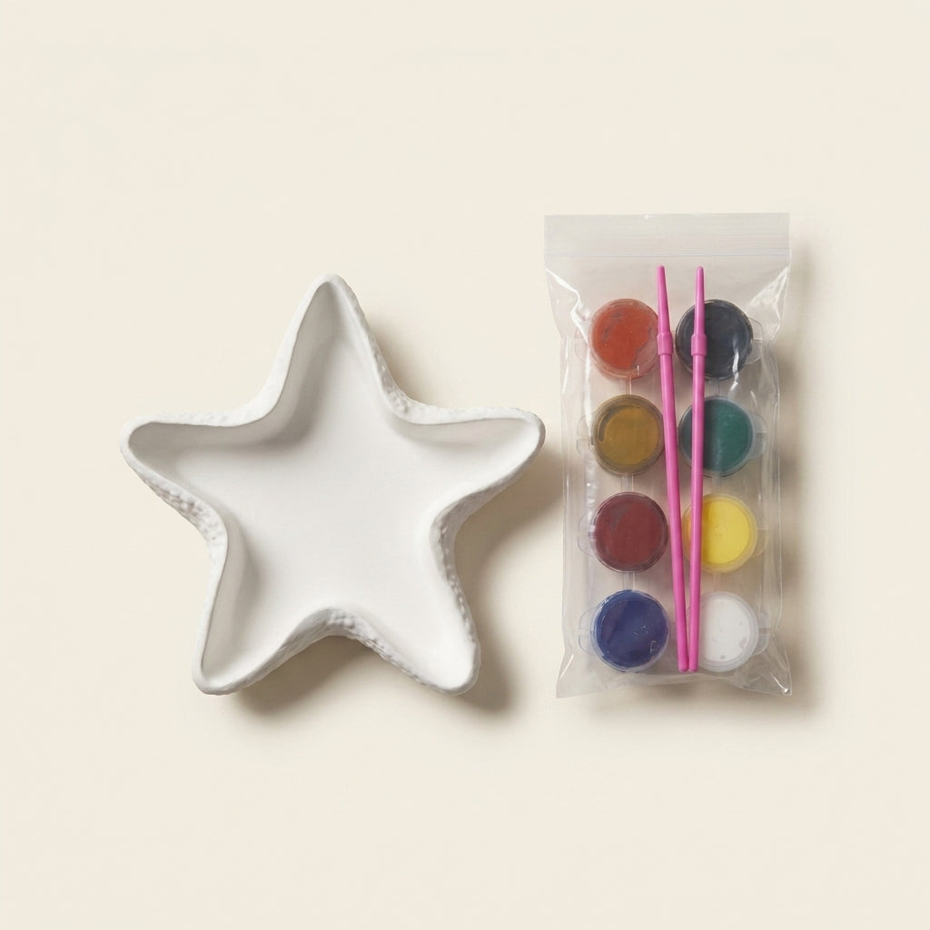 Sip and Paint resin kit with a paintable handmade resin piece