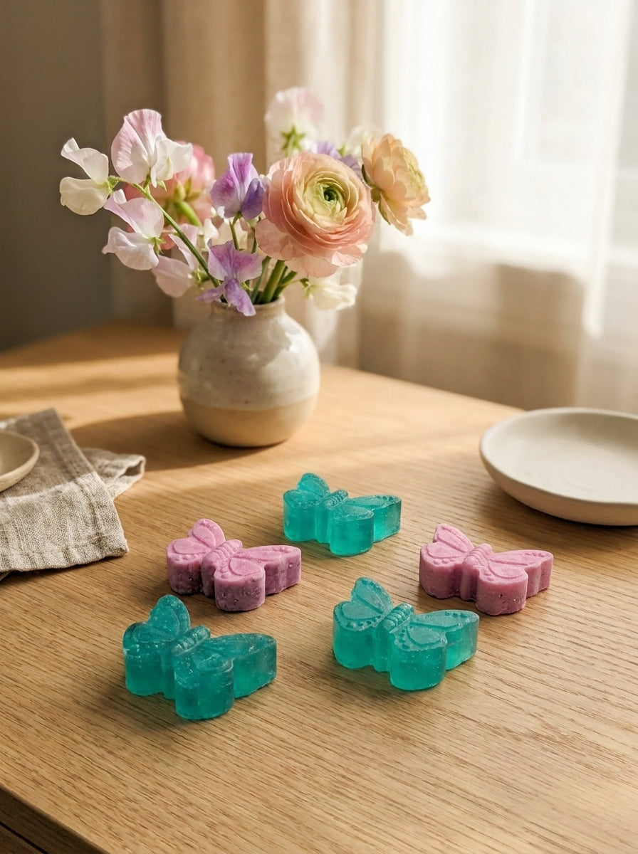 Butterfly Soap Set of 5 – Handmade Novelty Bars