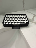 Honeycomb Soap Saver Tray with Drain Insert | Self-Draining Bar Soap Dish | 3D Printed | Bathroom & Kitchen
