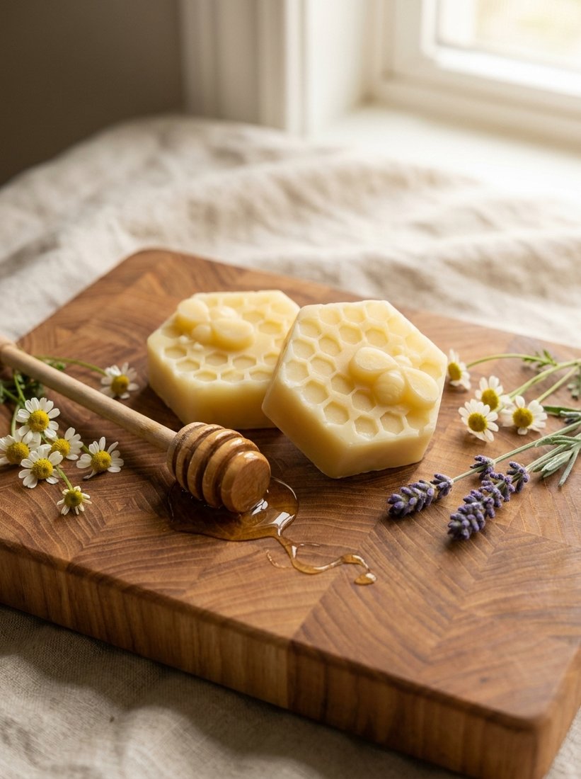 Beeswax & Honey Bar Soap – Handmade, SLS-Free